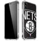 NBA Brooklyn Nets Large Logo iPhone XS Max Clear Case